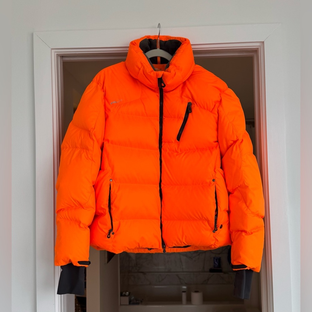 Ralph Lauren Polo RLX Down Feather Filled Puffer Jacket Winter Coat Vintage